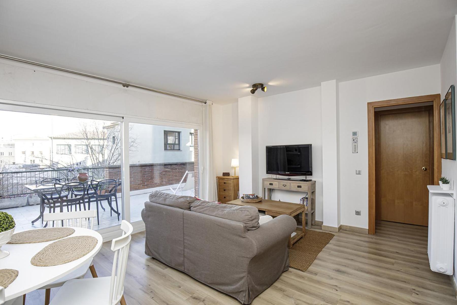 Apartamento Con Gran Terraza En Girona Exterior photo