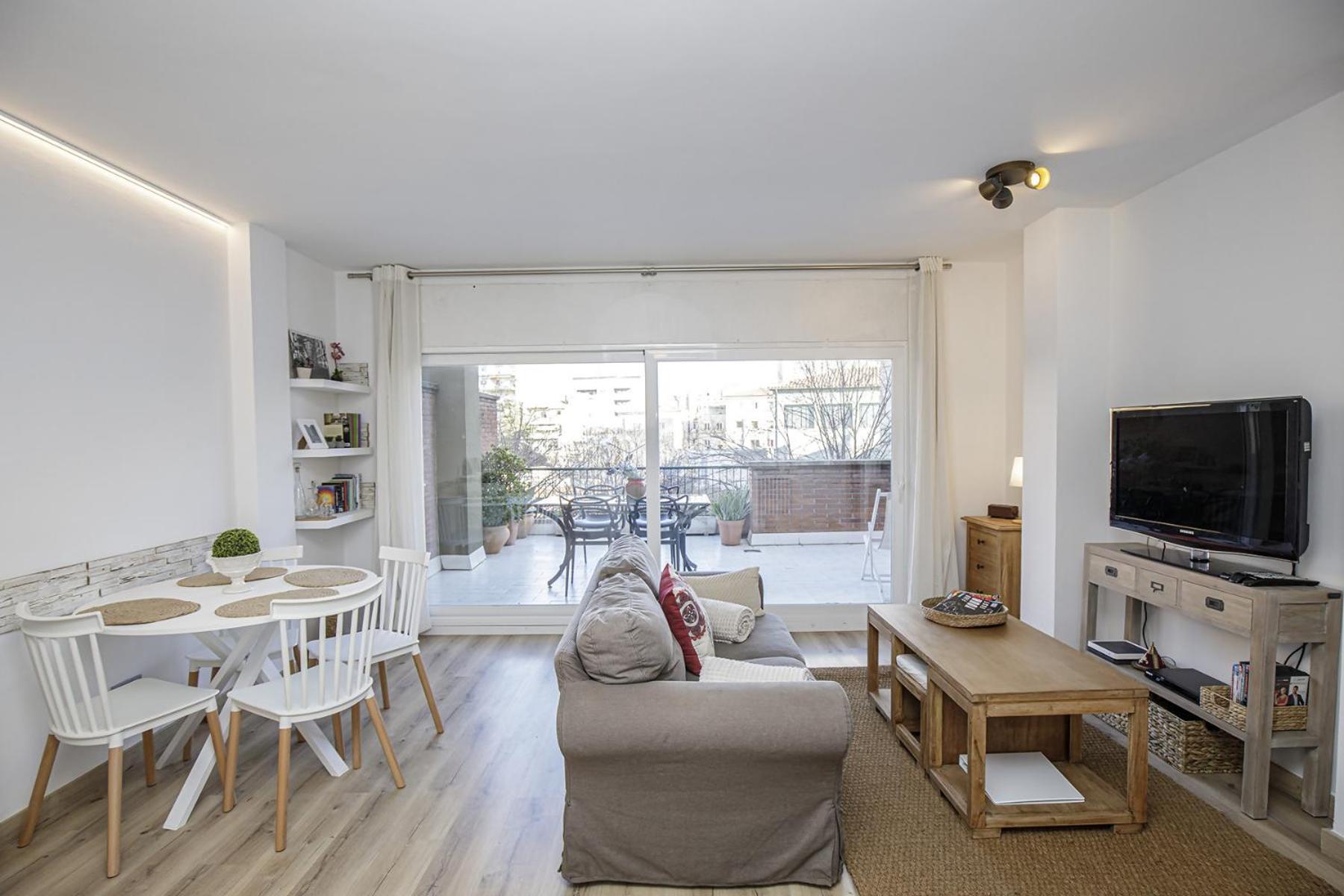 Apartamento Con Gran Terraza En Girona Exterior photo
